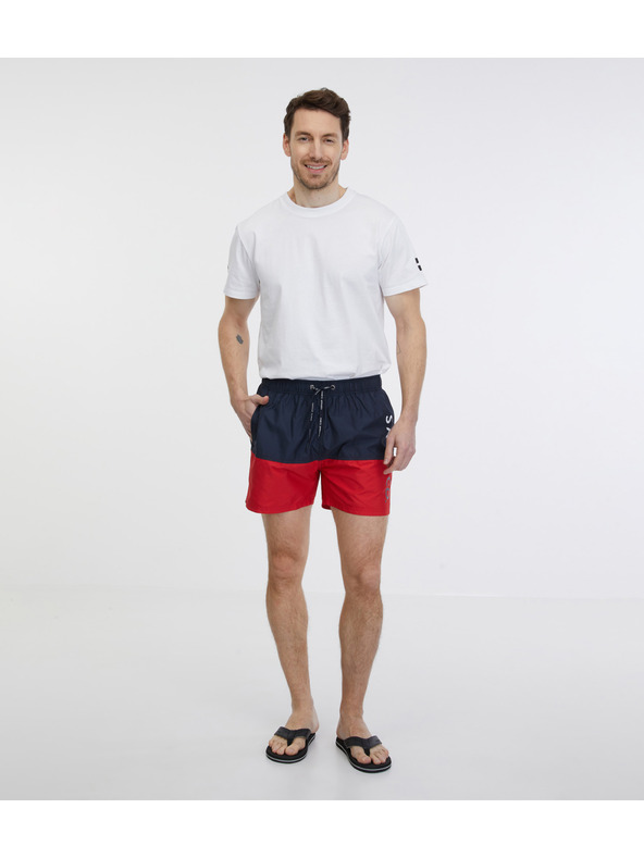 Sam 73 Červeno-modré pánské plavky SAM 73 Eduardo