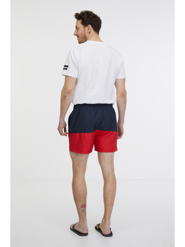 Sam 73 Červeno-modré pánské plavky SAM 73 Eduardo