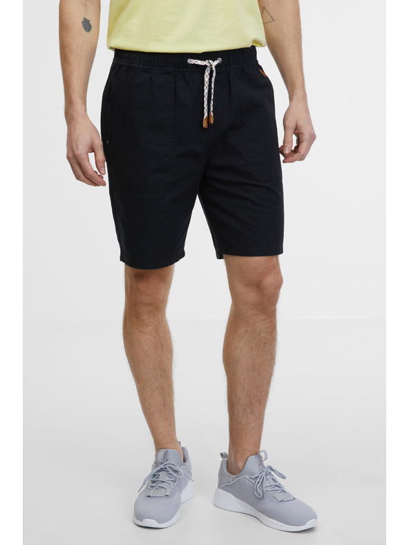 Sam 73 Černé pánské kraťasy SAM 73 Carlos
