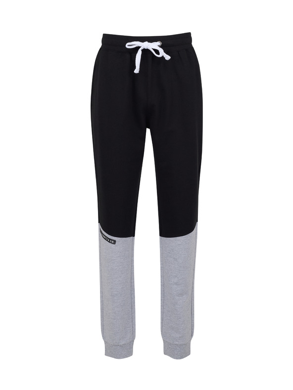 Sam 73 Šedo-černé pánské tepláky SAM 73 Jorge