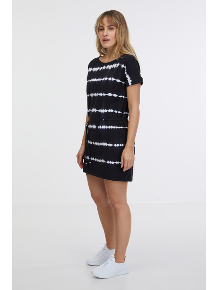 Sam 73 Bílo-černé dámské vzorované šaty SAM 73 Raquel