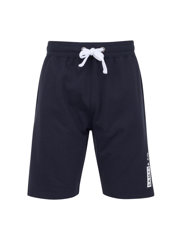 Sam 73 Tmavě modré pánské teplákové kraťasy SAM 73 Juan
