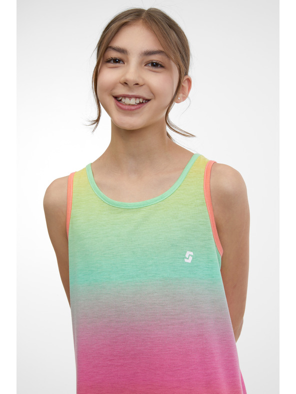 Sam 73 Zeleno-růžové holčičí šaty SAM 73 Sarabi