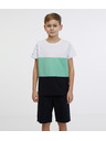 Sam 73 Zeleno-bílé klučičí tričko SAM 73 Jabba