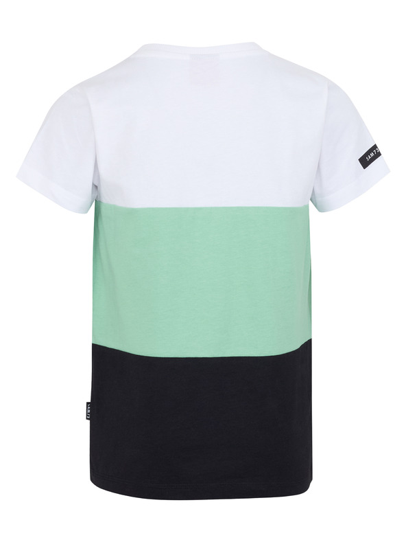 Sam 73 Zeleno-bílé klučičí tričko SAM 73 Jabba