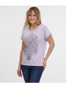 Sam 73 Světle fialové dámské tričko SAM 73 Nazarena