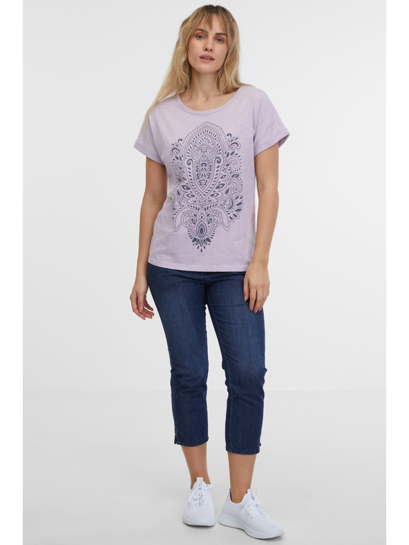Sam 73 Světle fialové dámské tričko SAM 73 Nazarena
