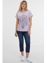 Sam 73 Světle fialové dámské tričko SAM 73 Nazarena
