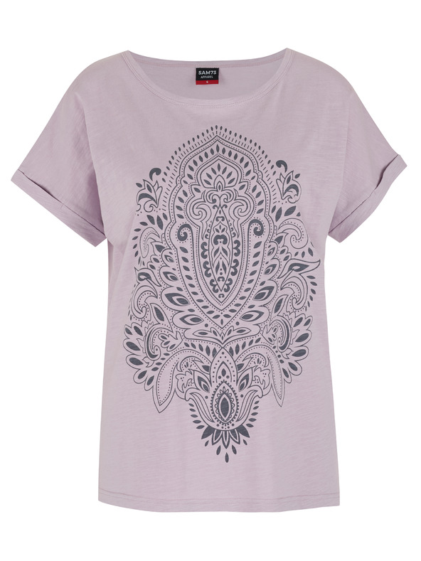 Sam 73 Světle fialové dámské tričko SAM 73 Nazarena