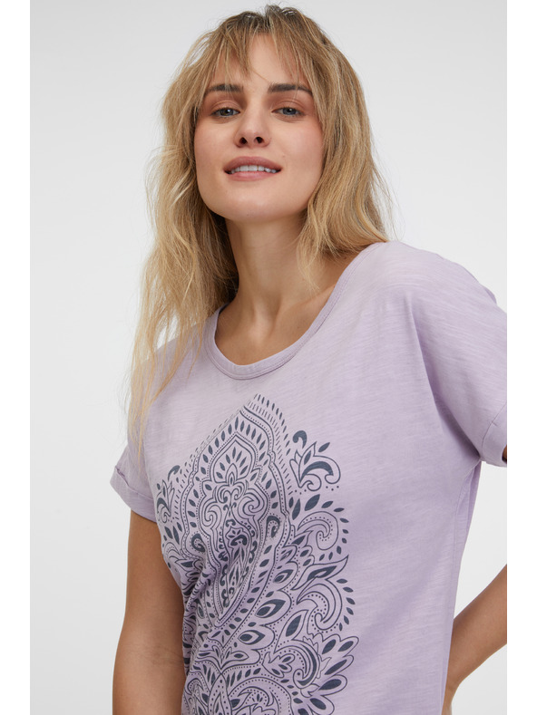 Sam 73 Světle fialové dámské tričko SAM 73 Nazarena