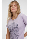 Sam 73 Světle fialové dámské tričko SAM 73 Nazarena