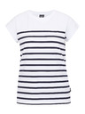 Sam 73 Bílé dámské pruhované tričko SAM 73 Mercedes