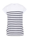 Sam 73 Bílé dámské pruhované tričko SAM 73 Mercedes