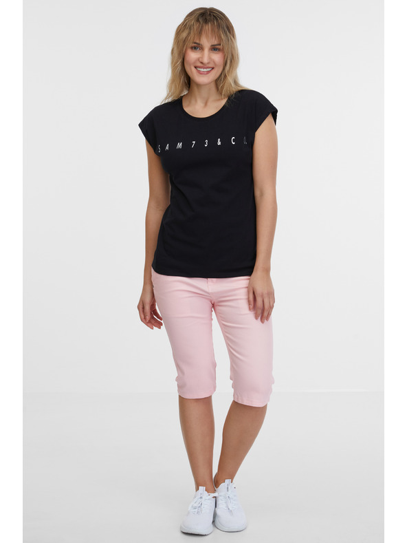 Sam 73 Černé dámské tričko SAM 73 Octavia