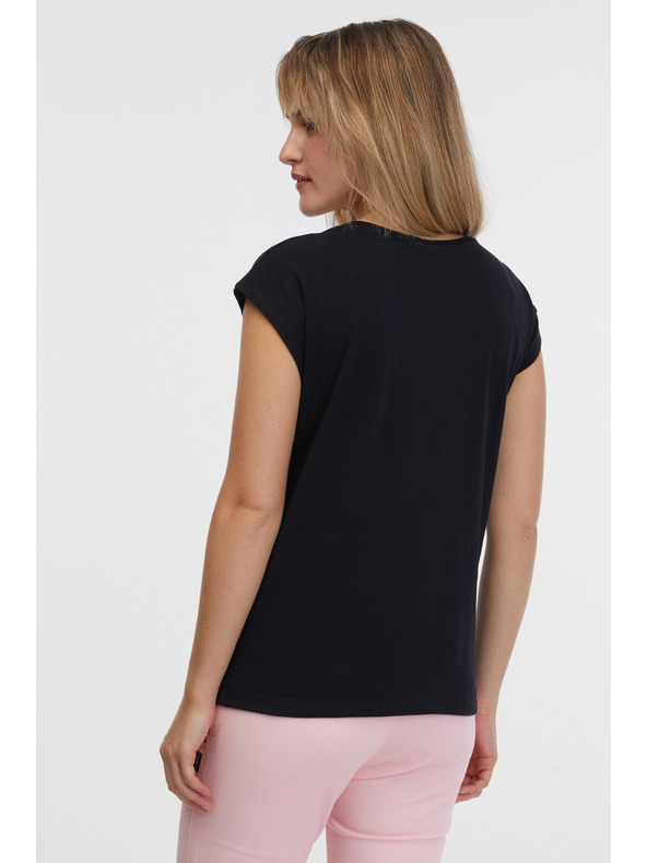 Sam 73 Černé dámské tričko SAM 73 Octavia