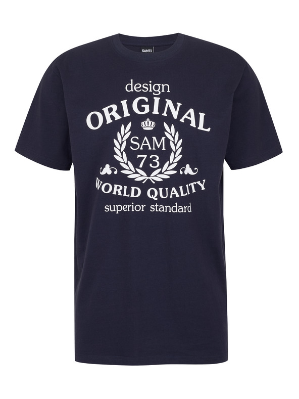 Sam 73 Tmavě modré pánské tričko SAM 73 Maverick