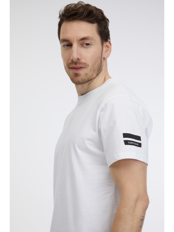 Sam 73 Bílé pánské tričko SAM 73 Joey