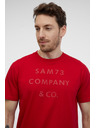 Sam 73 Červené pánské tričko SAM 73 Milhouse