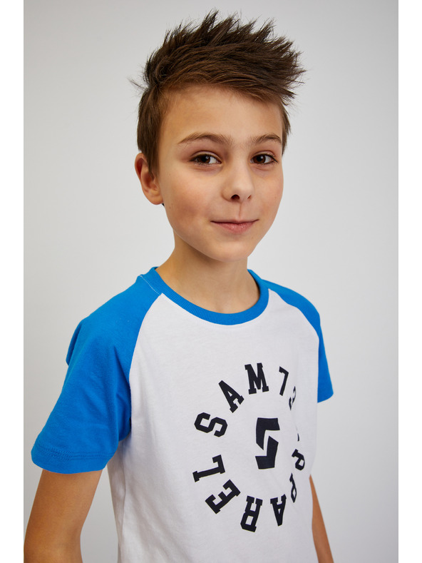 Sam 73 Bílé chlapecké tričko SAM 73 Richard