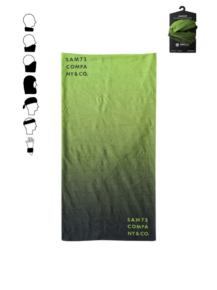 Sam 73 Zelený multifunkční šátek SAM 73