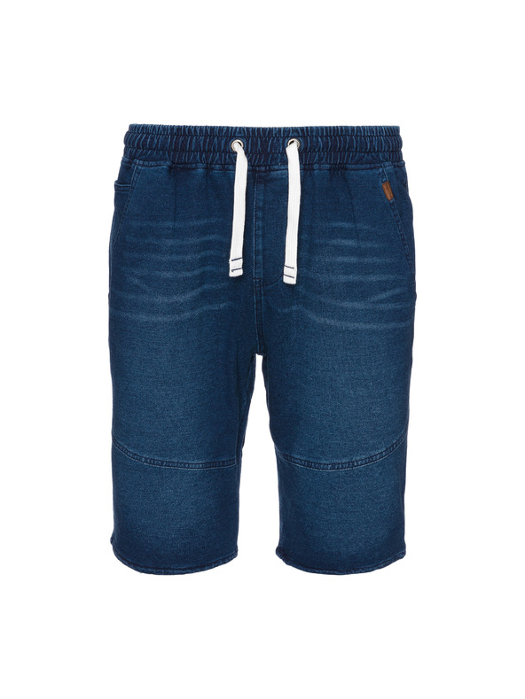 Sam 73 Tmavě modré pánské džínové kraťasy SAM 73