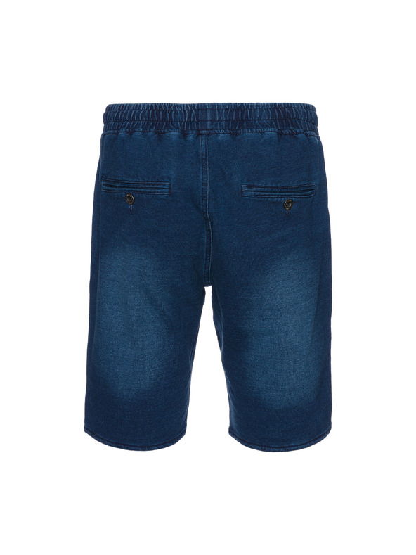 Sam 73 Tmavě modré pánské džínové kraťasy SAM 73