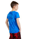 Sam 73 Modré chlapecké vzorované tričko SAM 73 Theodore