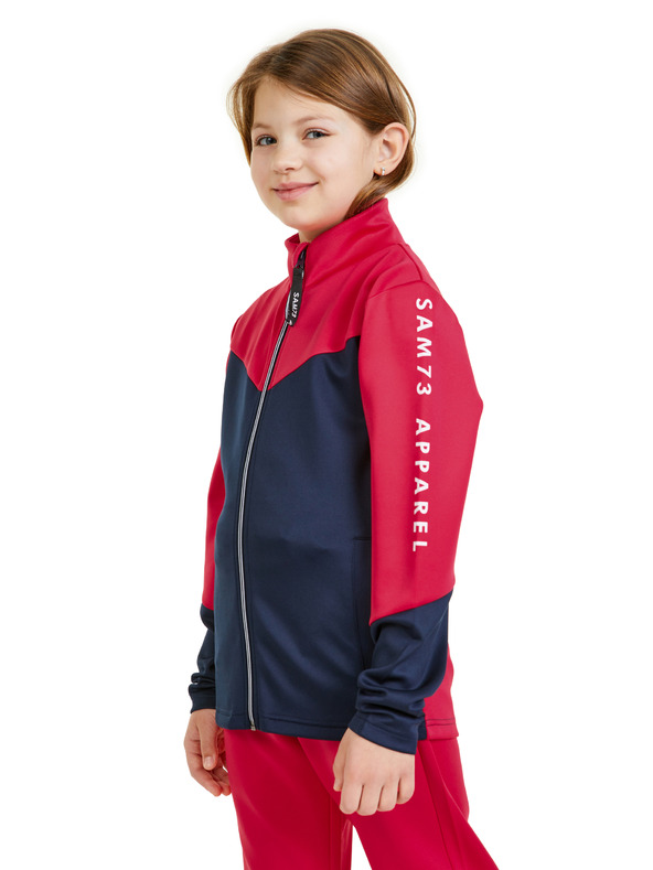 Sam 73 Tmavě růžová dívčí mikina SAM 73 Kenley