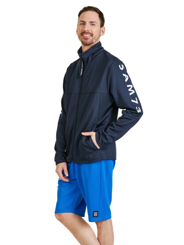 Sam 73 Tmavě modrá pánská mikina SAM 73 Thomas