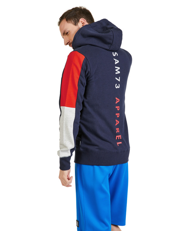 Sam 73 Tmavě modrá pánská mikina SAM 73 Gordon