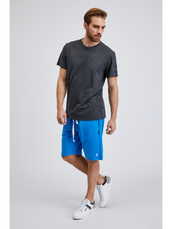 Sam 73 Tmavě šedé pánské tričko SAM 73 Freddie