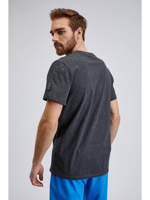 Sam 73 Tmavě šedé pánské tričko SAM 73 Freddie