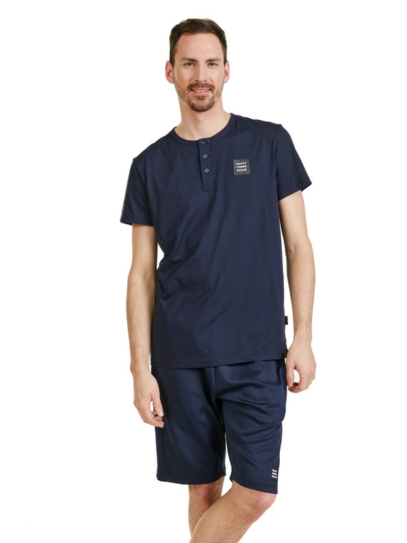 Sam 73 Tmavě modré pánské tričko SAM 73 Gideon