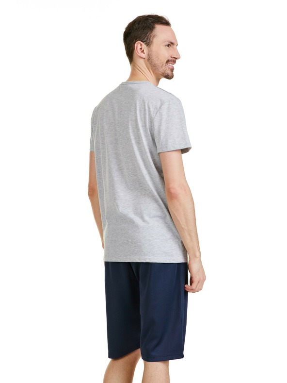 Sam 73 Světle šedé pánské tričko SAM 73 Gideon