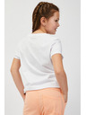 Sam 73 Bílé holčičí tričko s potiskem SAM73 Mora