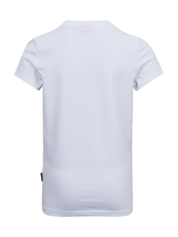 Sam 73 Bílé holčičí tričko s potiskem SAM73 Mora