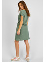 Sam 73 Zelené dámské šaty se zavazováním SAM73 Norma