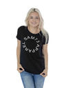 Sam 73 Černé dámské tričko s potiskem SAM 73 Arias