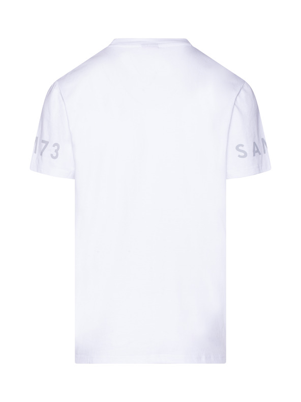 Sam 73 Bílé pánské tričko s potiskem SAM 73