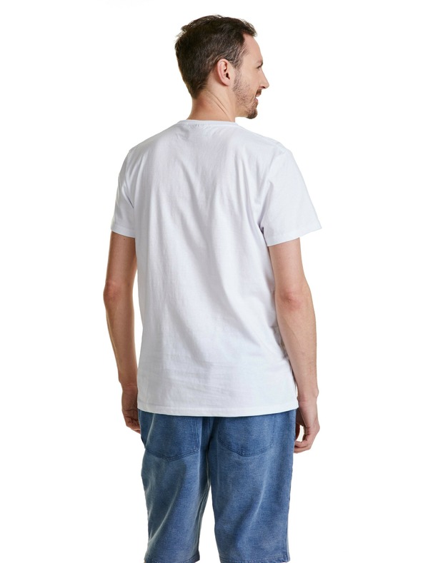 Sam 73 Bílé pánské tričko SAM 73 Terence