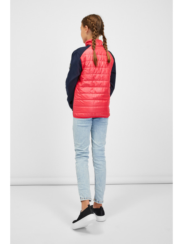 Sam 73 Modro-růžová holčičí prošívaná bunda SAM 73 Nurnia