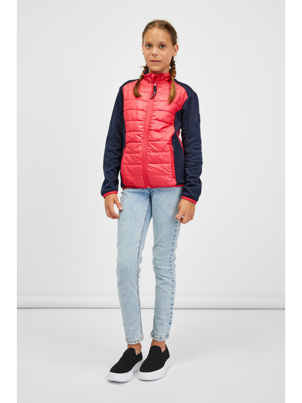 Sam 73 Modro-růžová holčičí prošívaná bunda SAM 73 Nurnia