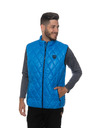 Sam 73 Modrá pánská prošívaná vesta SAM 73