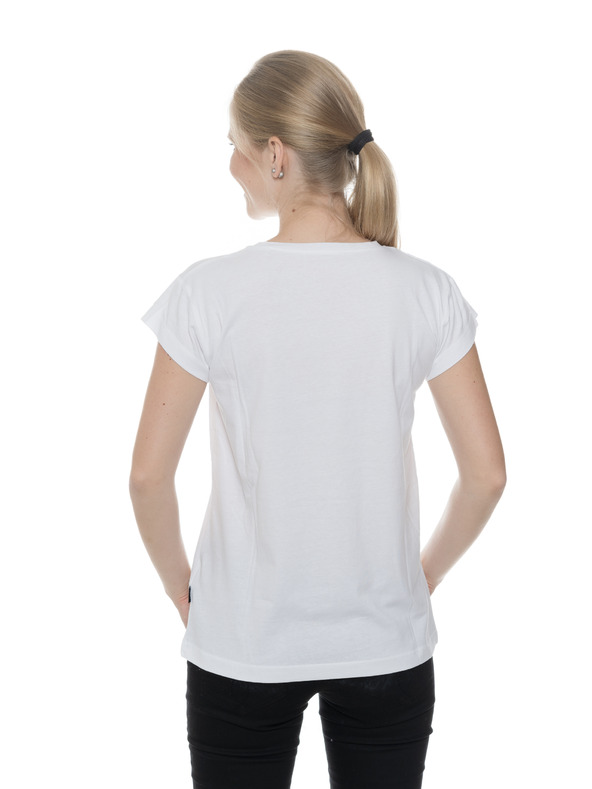 Sam 73 Bílé dámské tričko s potiskem SAM 73