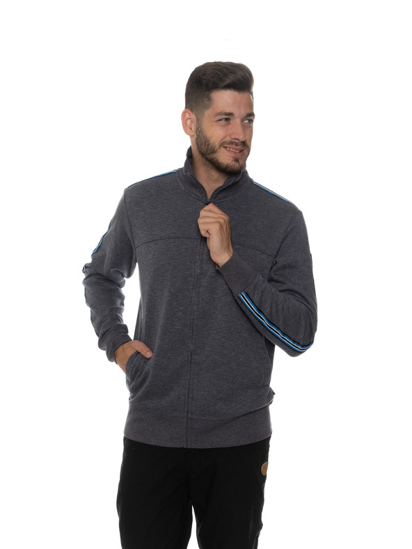 Sam 73 Tmavě šedá pánská mikina SAM 73