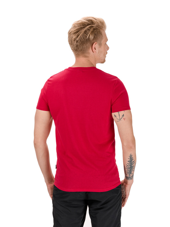 Sam 73 Červené pánské tričko s potiskem SAM 73 Liam