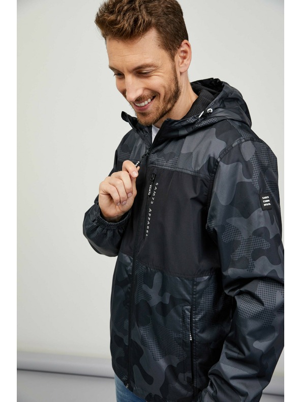 Sam 73 Černo-šedá pánská army bunda SAM73 Lachlan