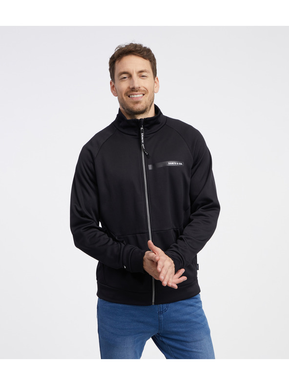 Sam 73 Černá pánská mikina na zip SAM 73 Darth