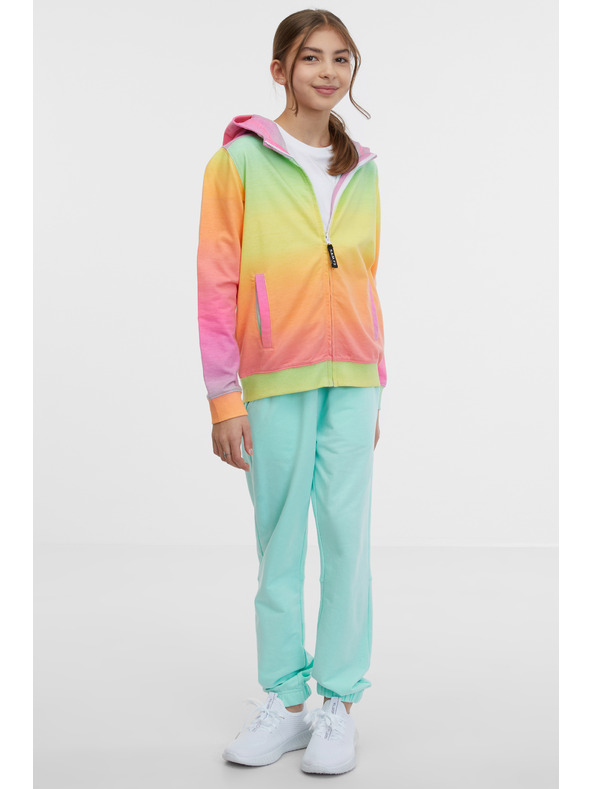 Sam 73 Žluto-růžová holčičí mikina SAM 73 Coco