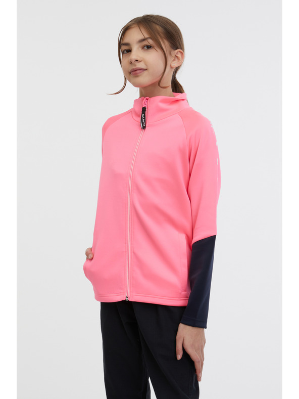 Sam 73 Růžová holčičí mikina na zip SAM 73 Nana